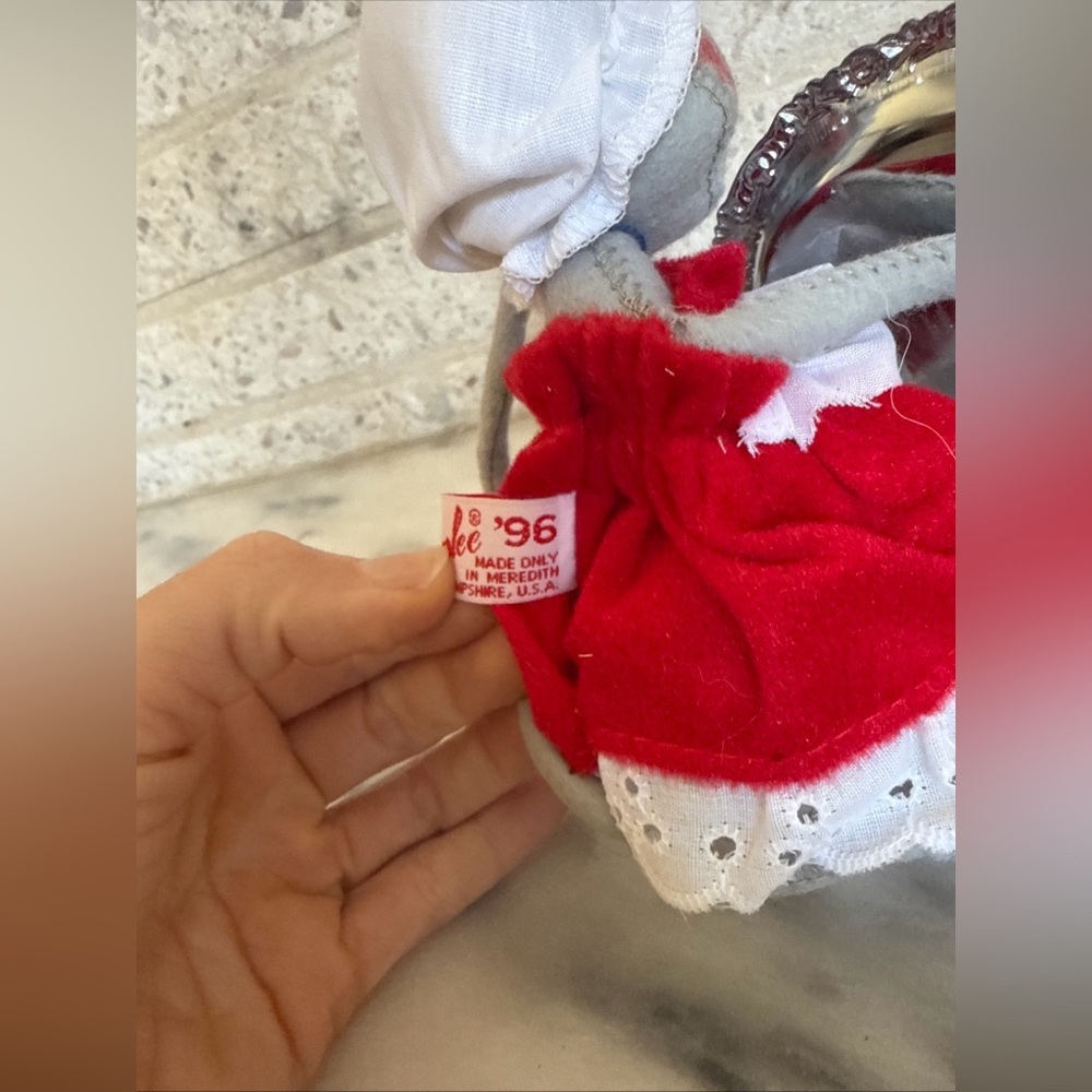 Vintage 1996 Annalee Doll Christmas Hostess Mouse Cheese Tray #7755 - Picture 3 of 4